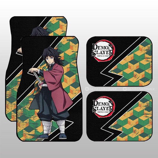 Demon Slayer Car Mats Giyuu Car Floor Mats Demon Slayer Car Floor Mats