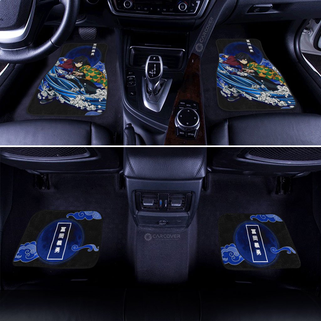 Demon Slayer Car Mats Giyuu Tomioka Car Floor Mats Anime Demon Slayer Car Floor Mats