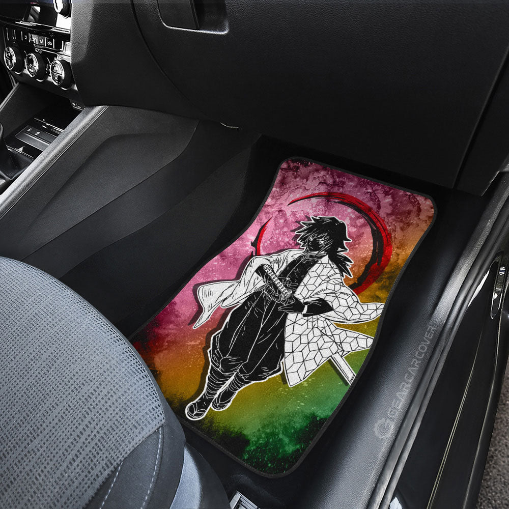 Demon Slayer Car Mats Giyuu Tomioka Car Floor Mats Demon Slayer Car Floor Mats