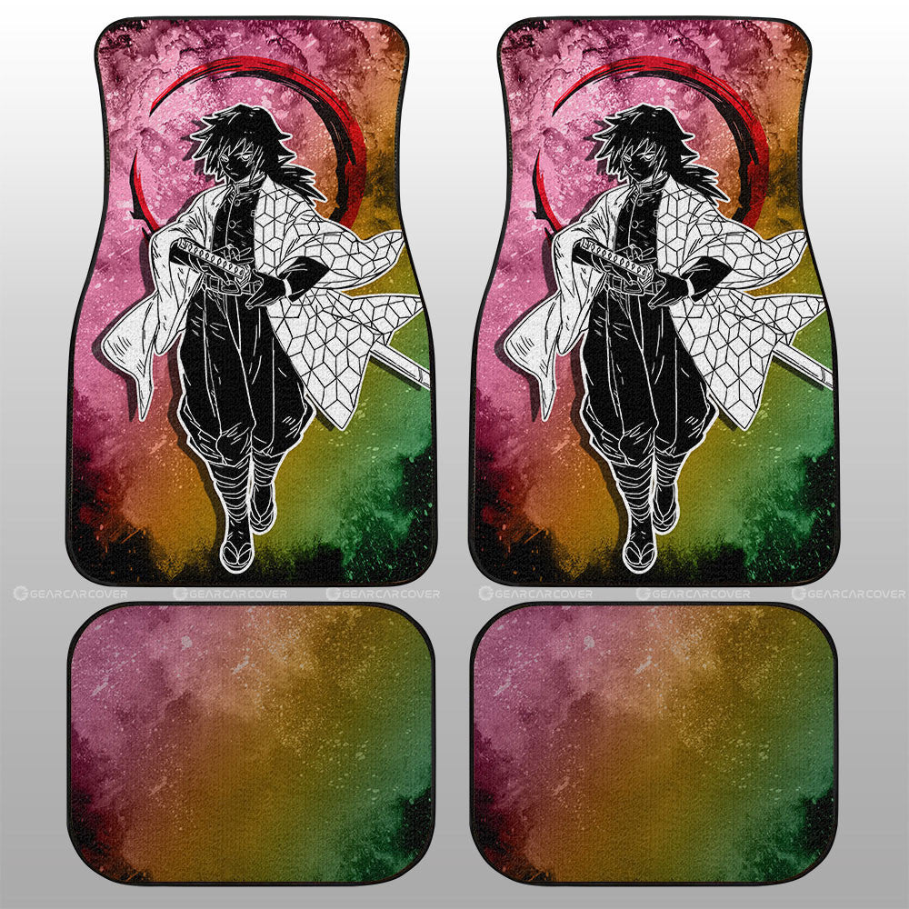 Demon Slayer Car Mats Giyuu Tomioka Car Floor Mats Demon Slayer Car Floor Mats