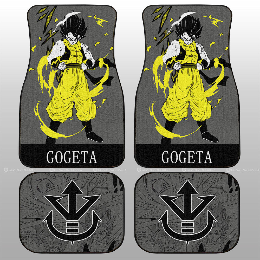 Dragon Ball Car Mats Gogeta Car Floor Mats Manga Color Style Car Floor Mats