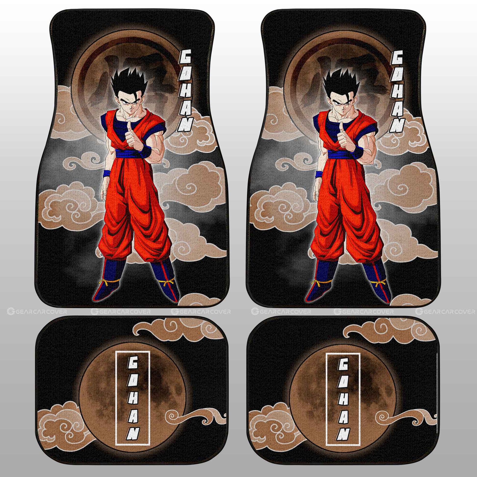 Dragon Ball Car Mats Gohan Car Floor Mats Demon Slayer Car Floor Mats