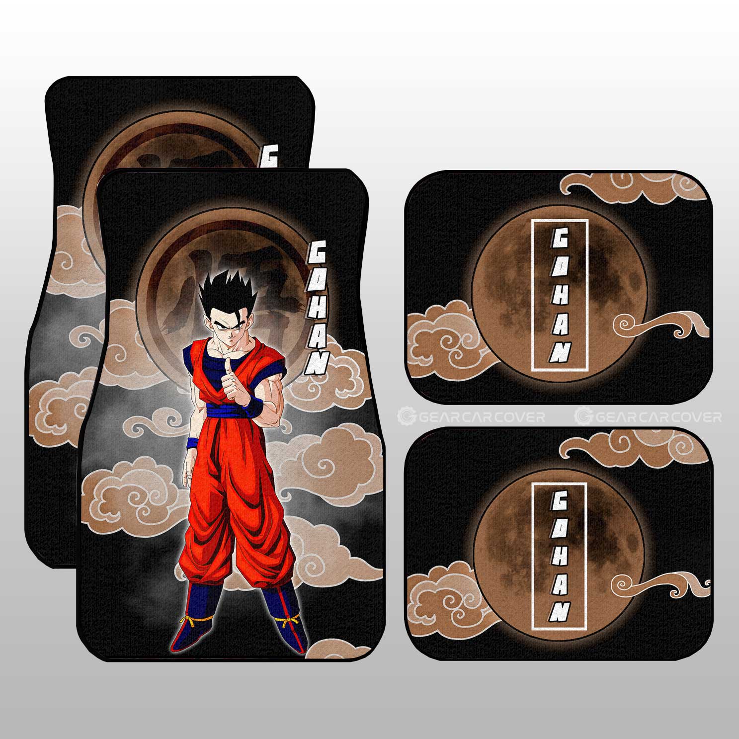 Dragon Ball Car Mats Gohan Car Floor Mats Demon Slayer Car Floor Mats