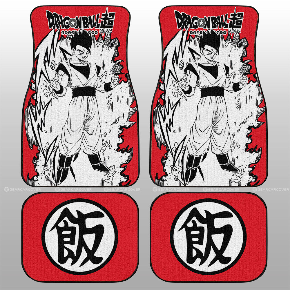 Dragon Ball Car Mats Gohan Car Floor Mats Car Manga Style For Fans Car Floor Mats