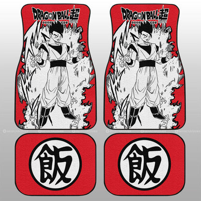 Dragon Ball Car Mats Gohan Car Floor Mats Car Manga Style For Fans Car Floor Mats