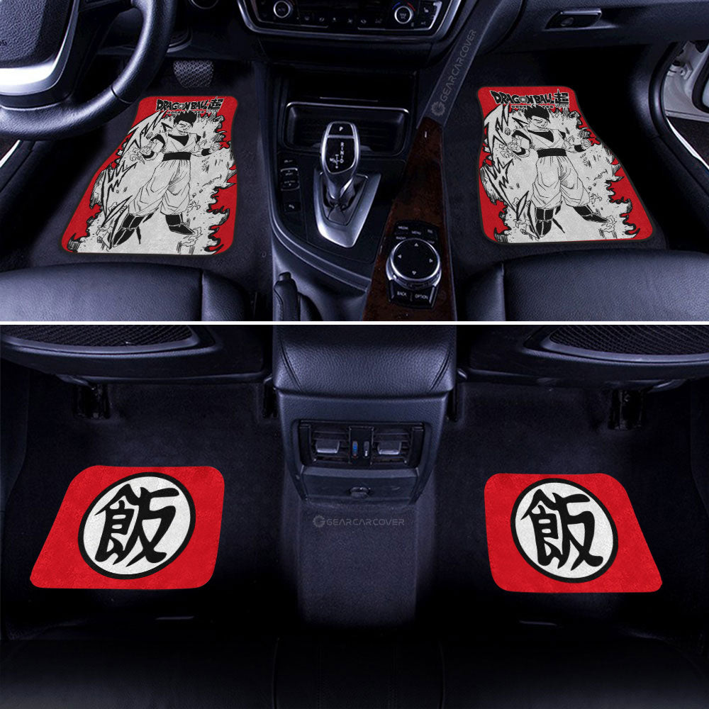 Dragon Ball Car Mats Gohan Car Floor Mats Car Manga Style For Fans Car Floor Mats