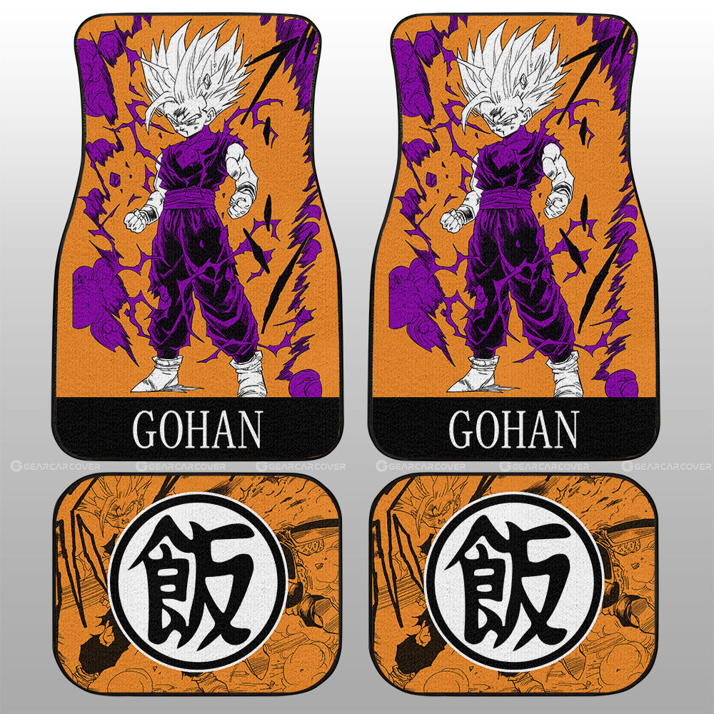 Dragon Ball Car Mats Gohan Car Floor Mats Dragon Ball Anime Manga Color Style Car Floor Mats