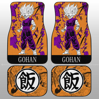 Dragon Ball Car Mats Gohan Car Floor Mats Dragon Ball Anime Manga Color Style Car Floor Mats