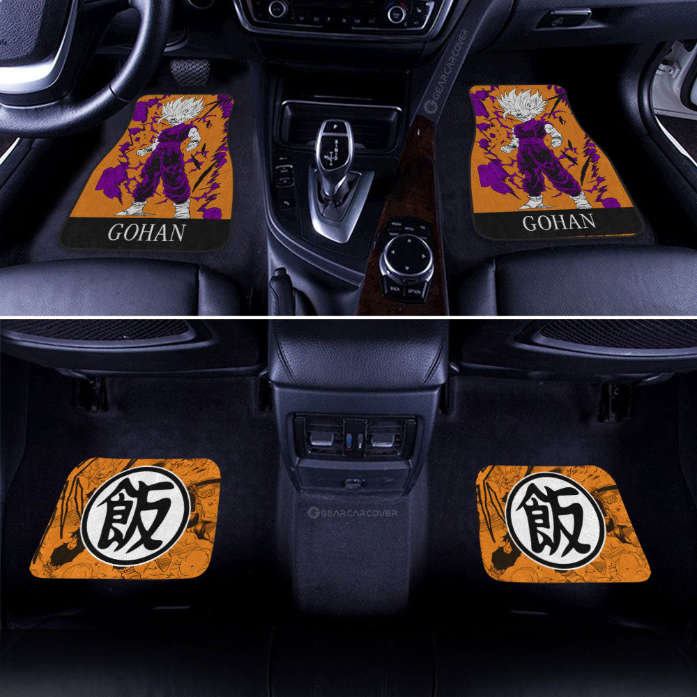 Dragon Ball Car Mats Gohan Car Floor Mats Dragon Ball Anime Manga Color Style Car Floor Mats