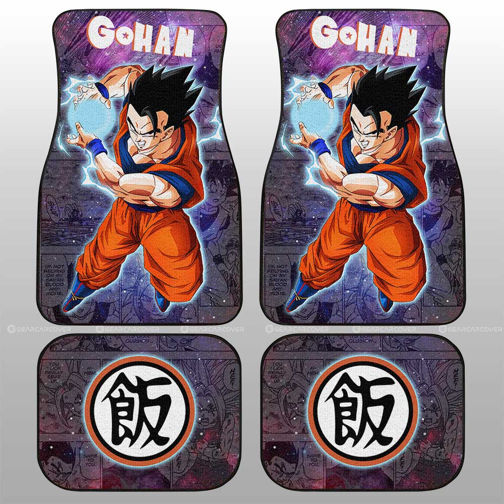 Dragon Ball Car Mats Gohan Car Floor Mats Galaxy Style Car Floor Mats