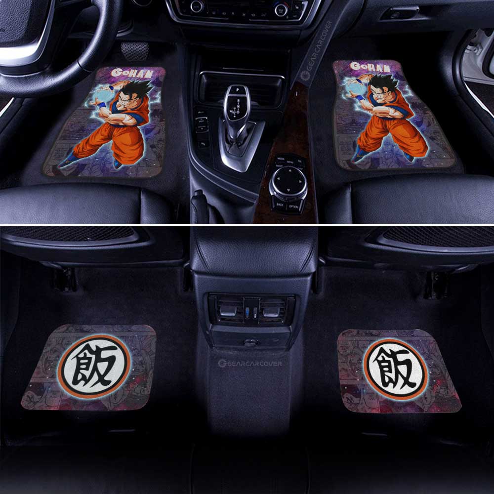 Dragon Ball Car Mats Gohan Car Floor Mats Galaxy Style Dragon Ball Anime Car Floor Mats