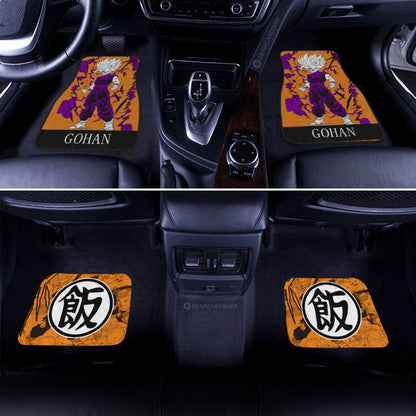 Dragon Ball Car Mats Gohan Car Floor Mats Manga Color Style Car Floor Mats