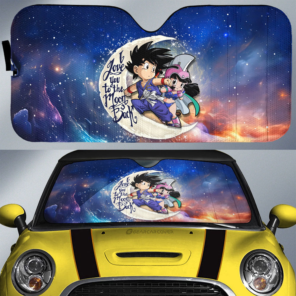 Goku And Chi Chi Car Sunshade Custom Car Accessories