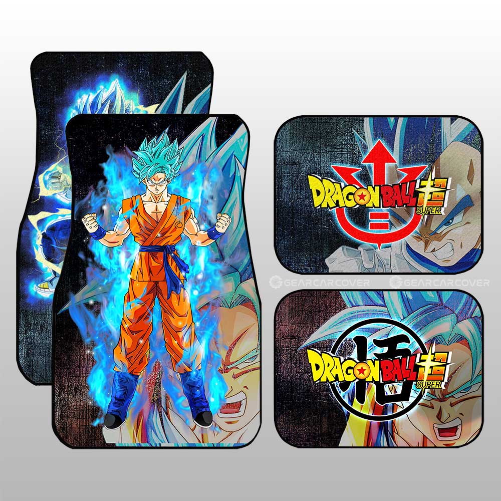 Dragon Ball Car Mats Goku And Vegeta Car Floor Mats Demon Slayer Car Floor Mats