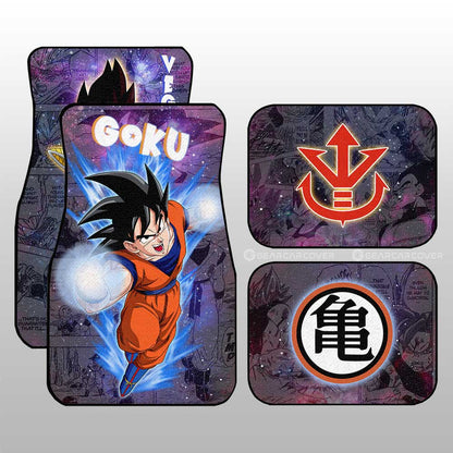 Dragon Ball Car Mats Goku And Vegeta Car Floor Mats Galaxy Style Dragon Ball Anime Car Floor Mats