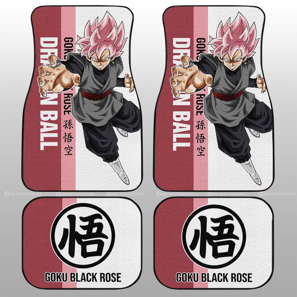 Dragon Ball Car Mats Goku Black Rose Car Floor Mats Car For Fans Car Floor Mats