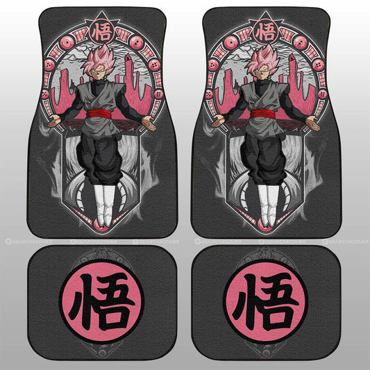 Dragon Ball Car Mats Goku Black Rose Car Floor Mats Car Interior Floor Mats