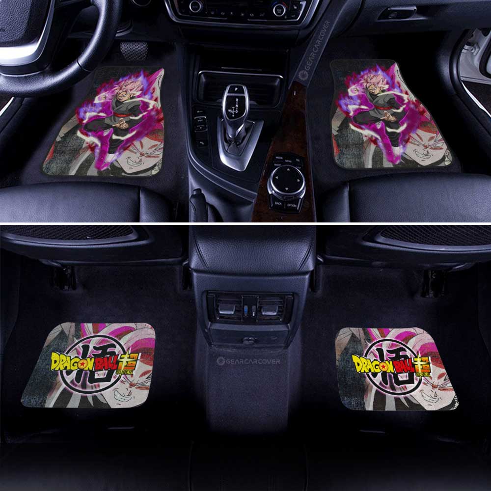 Dragon Ball Car Mats Goku Black Rose Car Floor Mats Dragon Ball Anime Car Floor Mats