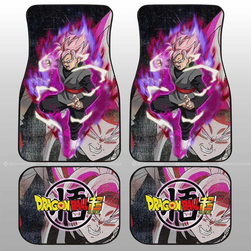 Dragon Ball Car Mats Goku Black Rose Car Floor Mats Dragon Ball Anime Car Floor Mats