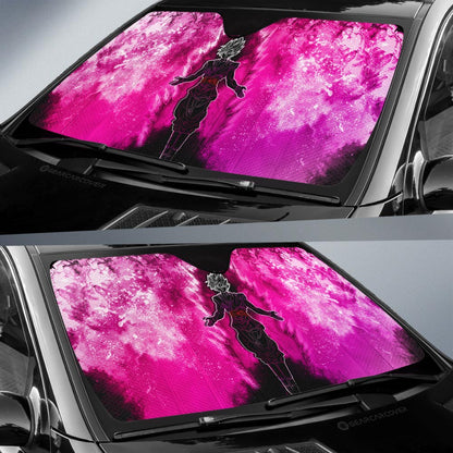 Goku Black Rose Car Sunshade Custom Anime Car Accessories