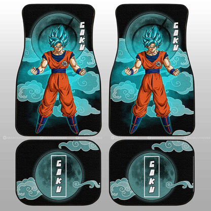 Dragon Ball Car Mats Goku Blue Car Floor Mats Demon Slayer Car Floor Mats