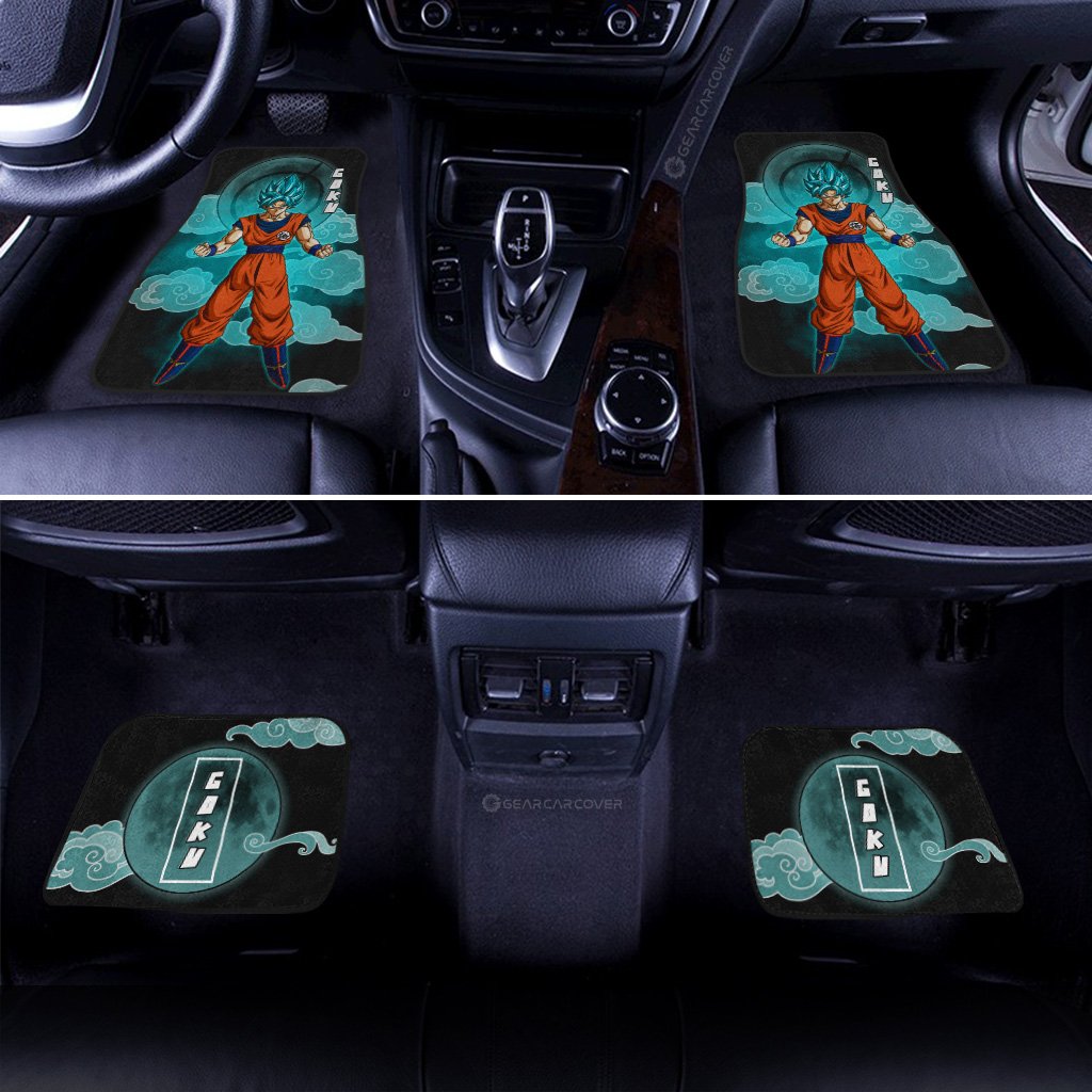 Dragon Ball Car Mats Goku Blue Car Floor Mats Demon Slayer Car Floor Mats