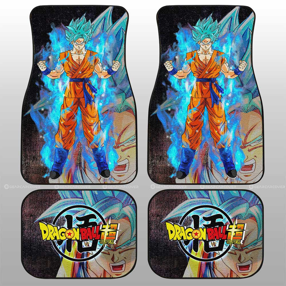 Dragon Ball Car Mats Goku Blue Car Floor Mats Dragon Ball Anime Car Floor Mats