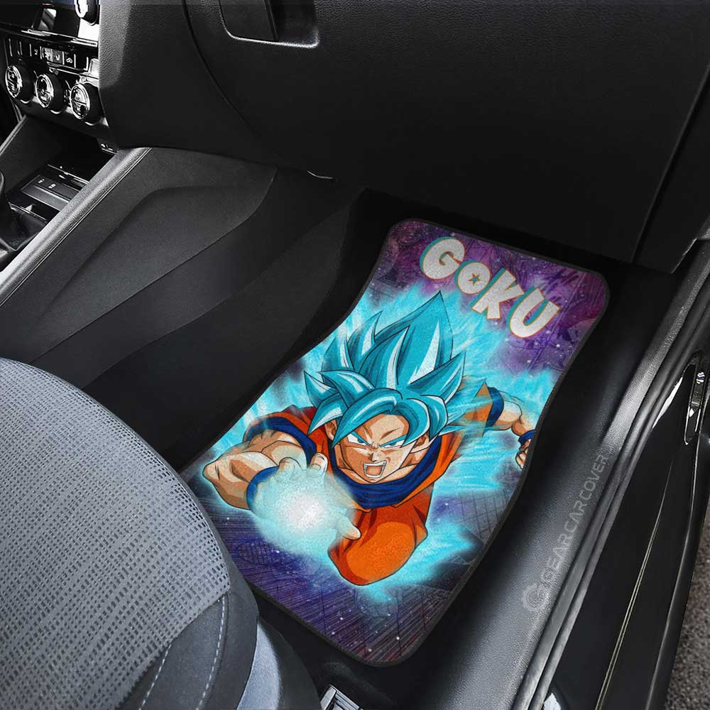 Dragon Ball Car Mats Goku Blue Car Floor Mats Galaxy Style Car Floor Mats