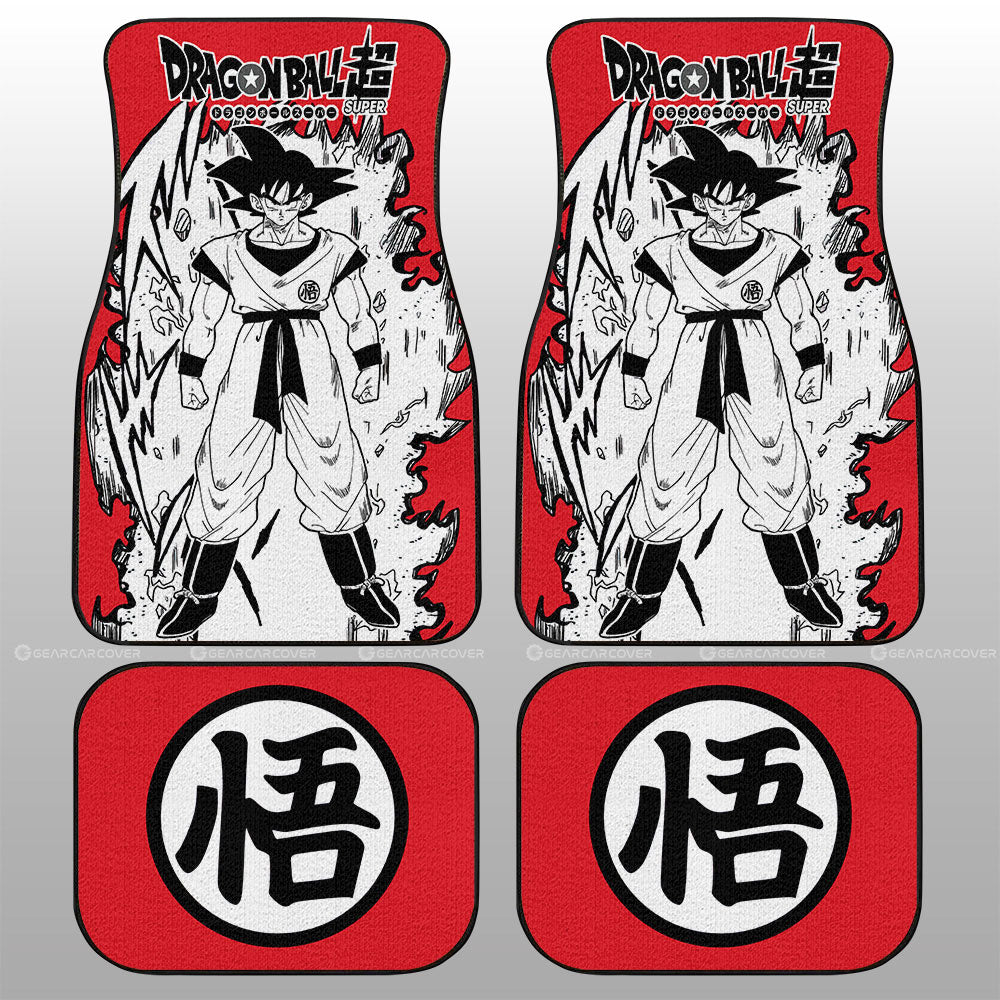 Dragon Ball Car Mats Goku Car Floor Mats Car Manga Style For Fans Car Floor Mats