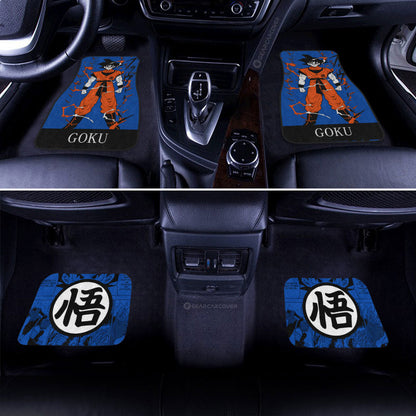 Dragon Ball Car Mats Goku Car Floor Mats Dragon Ball Anime Manga Color Style Car Floor Mats