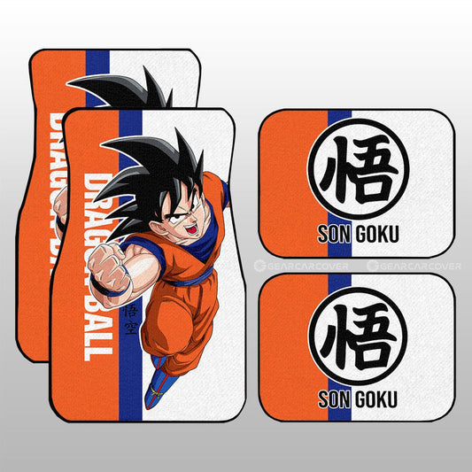 Dragon Ball Car Mats Goku Car Floor Mats Dragon Ball Car For Anime Fans Car Floor Mats