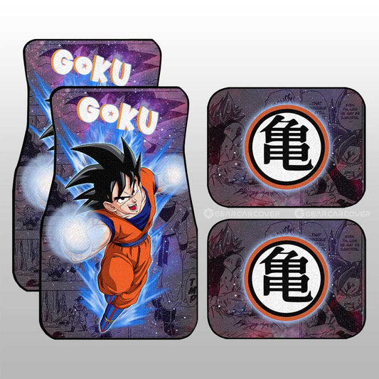 Dragon Ball Car Mats Goku Car Floor Mats Galaxy Style Dragon Ball Anime Car Floor Mats