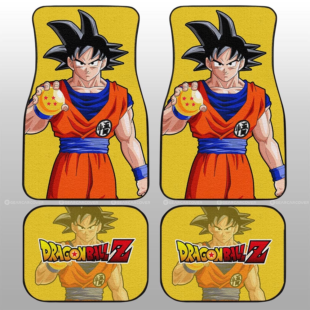 Dragon Ball Car Mats Goku Car Floor Mats Demon Slayer Car Floor Mats