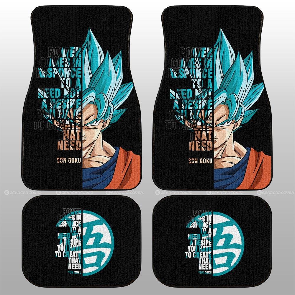 Dragon Ball Car Mats Goku Car Floor Mats Gift For Fans Car Floor Mats