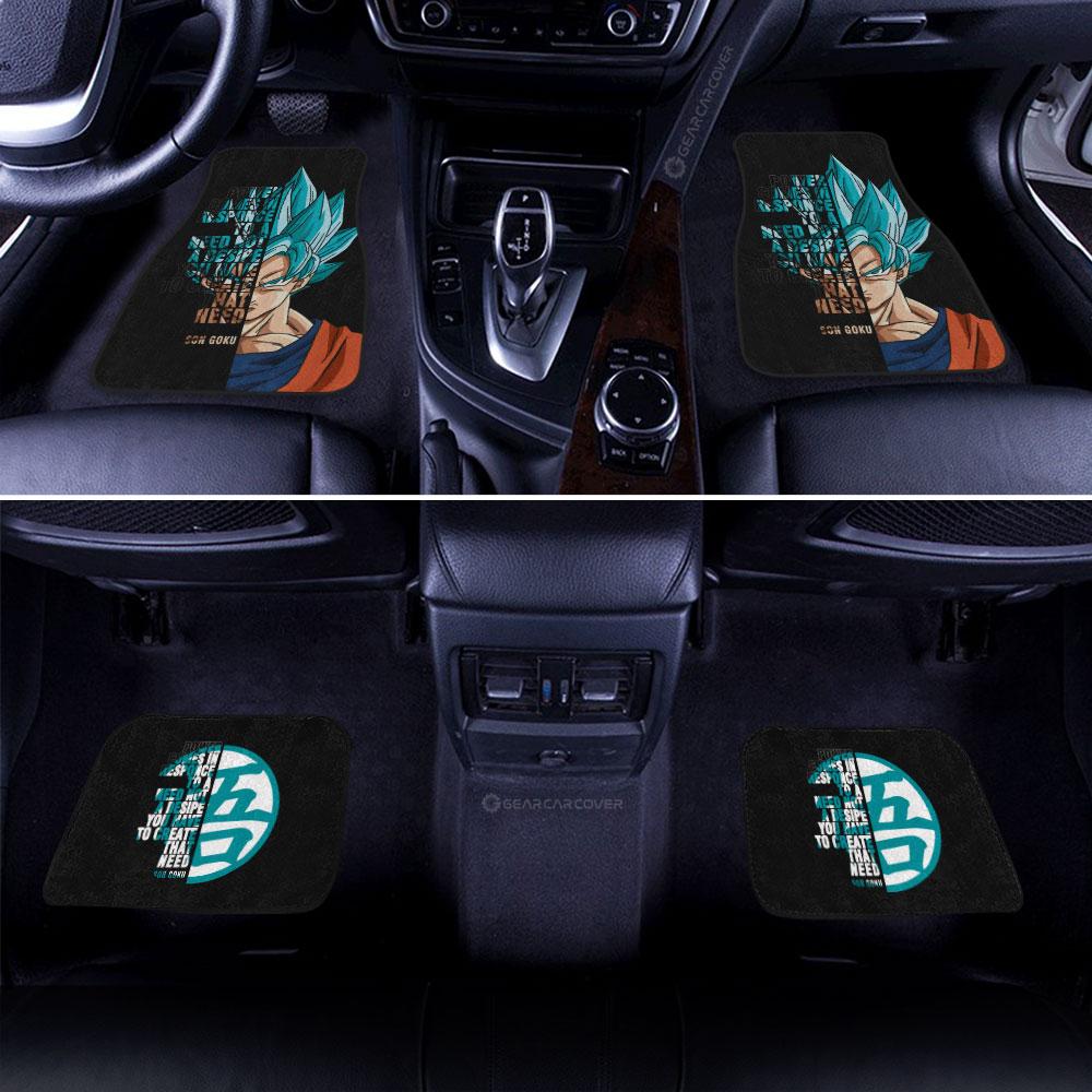 Dragon Ball Car Mats Goku Car Floor Mats Gift For Fans Car Floor Mats