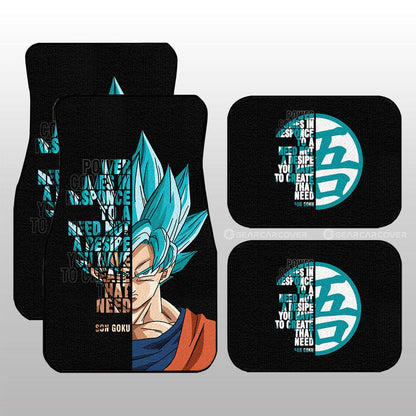 Dragon Ball Car Mats Goku Car Floor Mats Gift For Fans Car Floor Mats