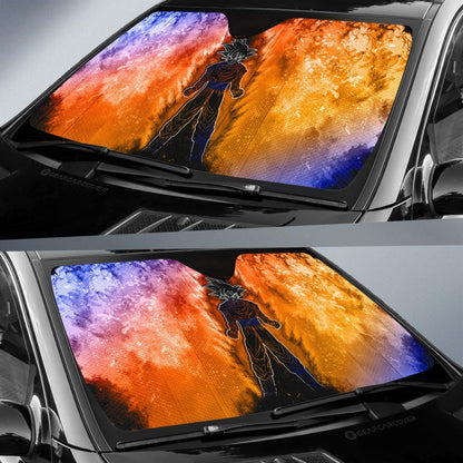 Goku Car Sunshade Custom Anime Car Accessories