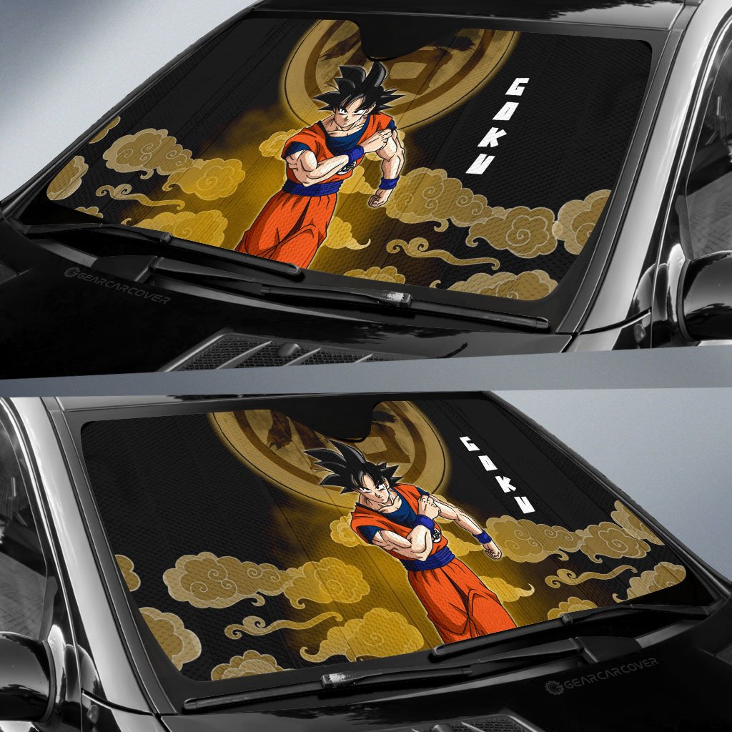 Goku Car Sunshade Custom Car Accessories