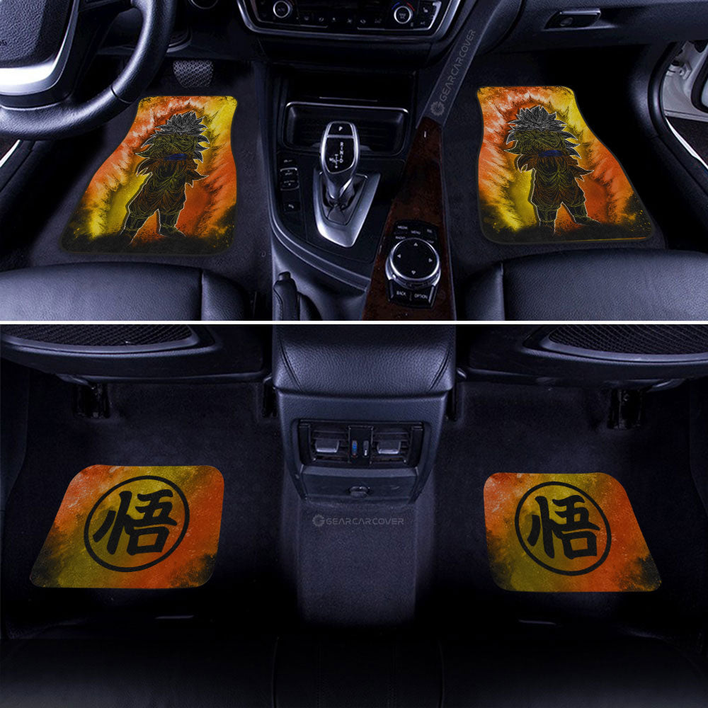 Dragon Ball Car Mats Goku SSJ Car Floor Mats Anime Car Floor Mats