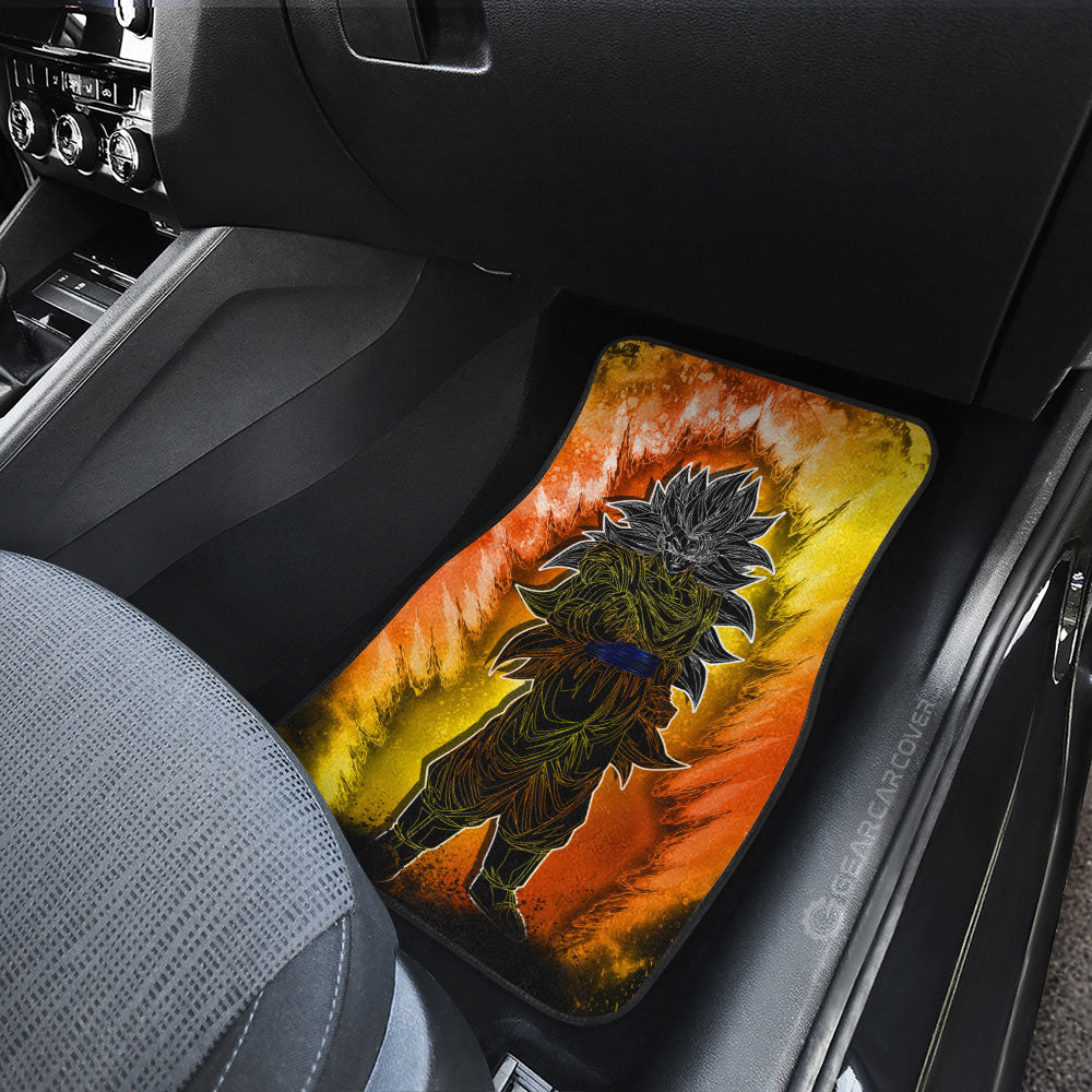 Dragon Ball Car Mats Goku SSJ Car Floor Mats Anime Car Floor Mats