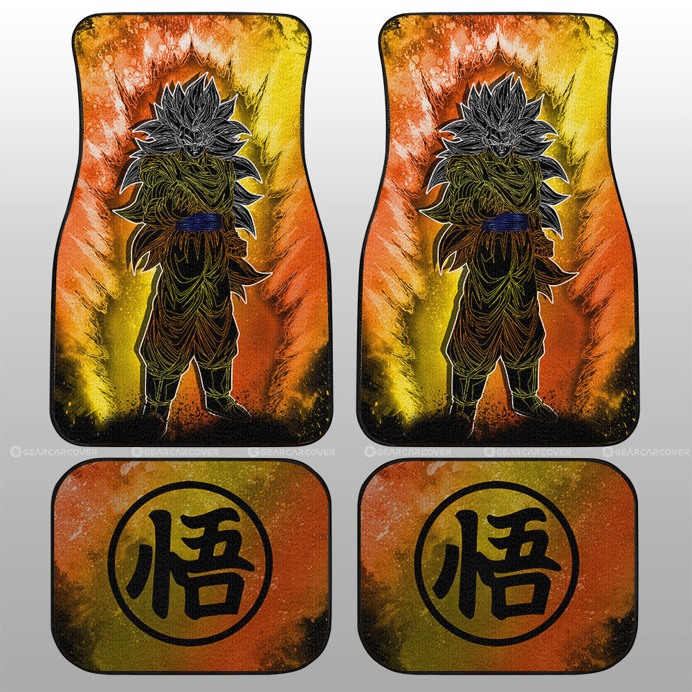 Dragon Ball Car Mats Goku SSJ Car Floor Mats Anime Car Floor Mats