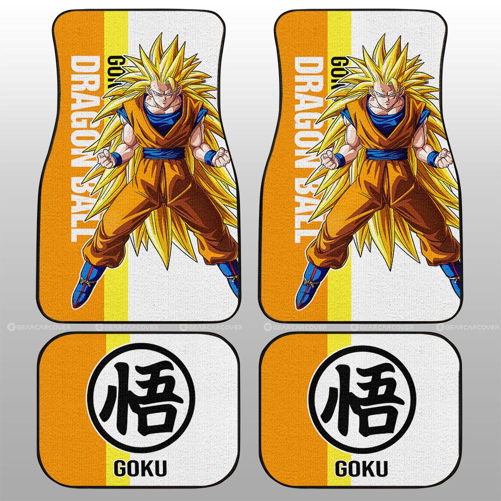 Dragon Ball Car Mats Goku SSJ Car Floor Mats Car For Fans Car Floor Mats