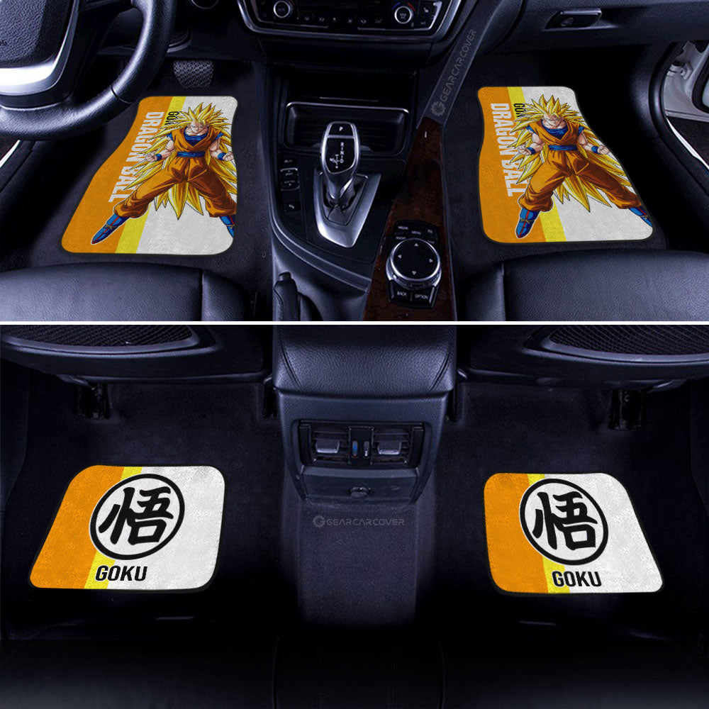 Dragon Ball Car Mats Goku SSJ Car Floor Mats Car For Fans Car Floor Mats