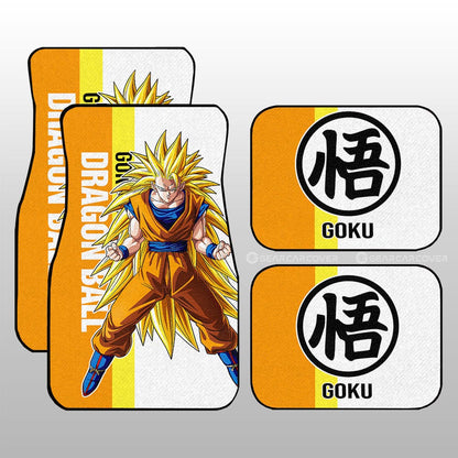 Dragon Ball Car Mats Goku SSJ Car Floor Mats Car For Fans Car Floor Mats