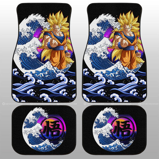 Dragon Ball Car Mats Goku SSJ Car Floor Mats Dragon Ball Car Interior Floor Mats