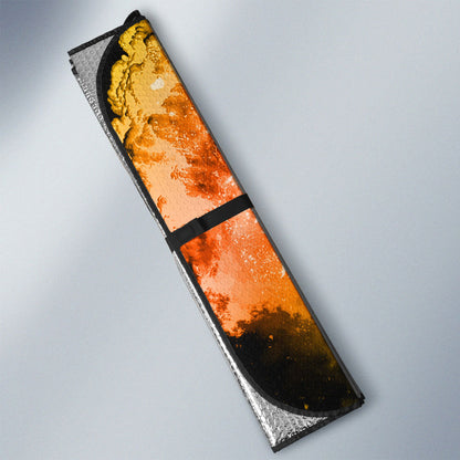 Goku SSJ Car Sunshade Custom Anime Car Accessories