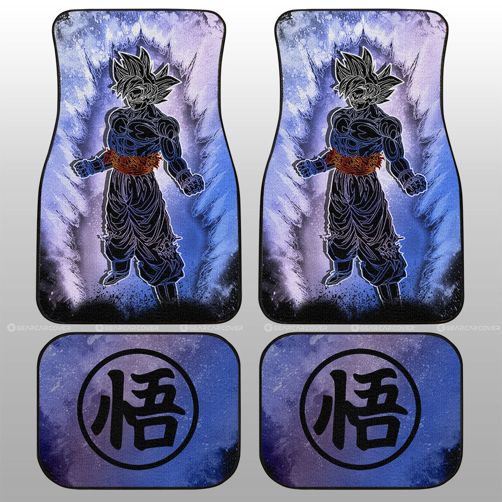 Dragon Ball Car Mats Goku Ultra Instinct Car Floor Mats Anime Car Floor Mats