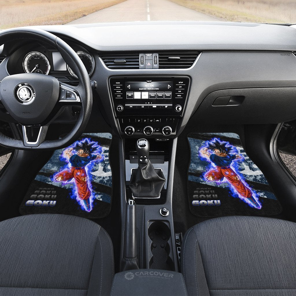 Dragon Ball Car Mats Goku Ultra Instinct Car Floor Mats Anime Dragon Ball Car Floor Mats