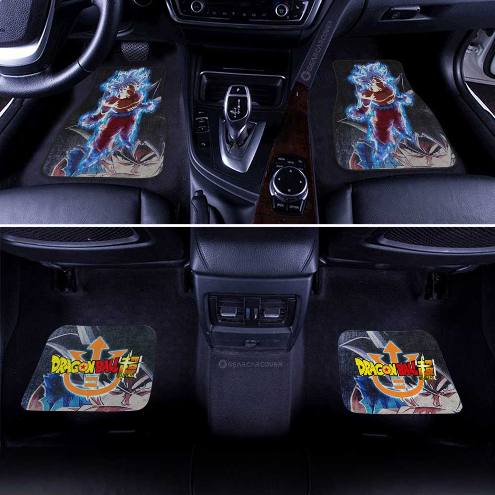 Dragon Ball Car Mats Goku Ultra Instinct Car Floor Mats Demon Slayer Car Floor Mats