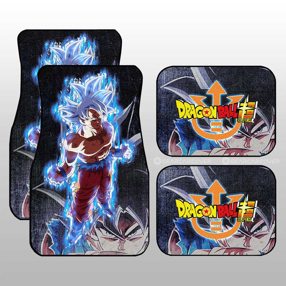 Dragon Ball Car Mats Goku Ultra Instinct Car Floor Mats Demon Slayer Car Floor Mats